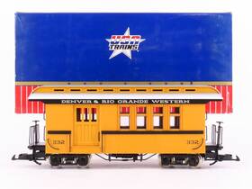 R-30201 Usa Trains G Scale Drgw Rio Grande Wood Combine Passenger Car #332