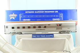 R310003 Usa Trains Santa Fe Super Chief G Gauge Lighted Aluminum Combine Car Ib
