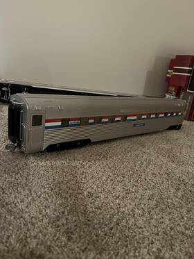 R31070 Usa Trains Amtrak Aluminum Streamline Passenger Observation Car C8/ln