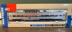 932-6481 Walthers 25117 Ho Scale Budd Dome Coach Amtrak Ph I Nib Mint
