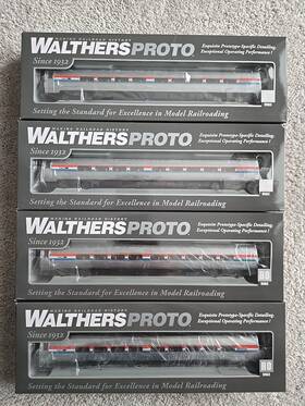 920-12204 Walthers 616374103782 4 H.o. Scale 85ft Amfleet Ii 59-seat Coach Ph Iii 920-12204 Walthers 616374103782 4 H.o. Scale 85ft Amfleet Ii 59-seat Coach Ph Iii