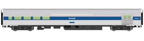 910-30062 Walthers Ho Amtrak 85foot Budd Baggage-lounge Ready To Run