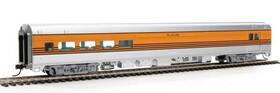 910-30066 Walthers Ho D&rgw 85ft Budd Baggage-lounge Ready To Run