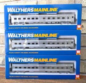 910-30103 Walthers Lot 3 Nos Ho Chicago Burlington And Quincy Budd Sleepers #910-30103