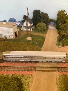 910-30353 Walthers Ho Mainline 85ft Budd Observation Car. Burlington. 910-30353. Iob