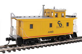 920-103459 Walthers Ho Chesapeake And Ohio Dm&ir Class G2 Wood Caboose #a560