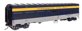 Walthers 920-10844 Ho C&o C&o-style Express Boxcar Troop Sleeper Conversion #377