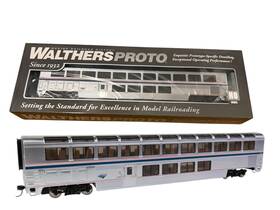 920-12047 Walthers Ho 85ft Ps Superliner I Lounge Amtrak 33014 Phase Vi Lighted