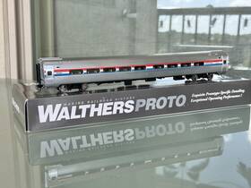 920-12207 Walthers Amtrak Amfleet I Phase Iii Proto Coach Budd Lighted Ho New