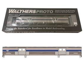 920-13085 Walthers Proto 13085 Ho Scale 73ft Budd Baggage Car Amtrak Amtk #1204 Phase Vi