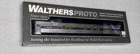 920-14001 Walthers Proto Ho Amtrak 85 Budd 1-dr 29-seat Lounge Lighted Car / #920-14001