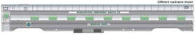 920-15255 Walthers Ho Bnsf Raton Pass 85foot Real Metal Finish 4-4-2 Sleeper #65