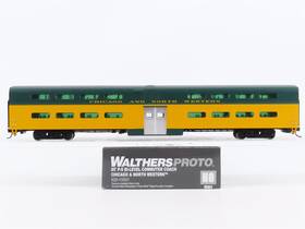 920-15501 Walthers Ho Proto Cnw Chicago North Western Bi-level Coach Passenger 920-15501 Walthers Ho Proto Cnw Chicago North Western Bi-level Coach Passenger