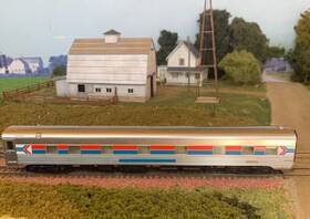 920-16451 Walthers Ho Pullman-standard 10-6 Sleeper Plan 4167 Amtrak Phase I Ob