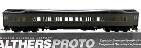 920-17001 Walthers Ho Proto 82ft Pullman 14 Section Sleeper Green