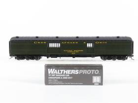 920-17503 Walthers Ho Scale Proto C&o Railway 70ft Hwt Baggage Passenger Car #317