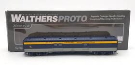 920-17504 Walthers Ho C&o 70ft Heavyweight Baggage Car With Arched Roof Rtr #307 920-17504 Walthers Ho C&o 70ft Heavyweight Baggage Car With Arched Roof Rtr #307