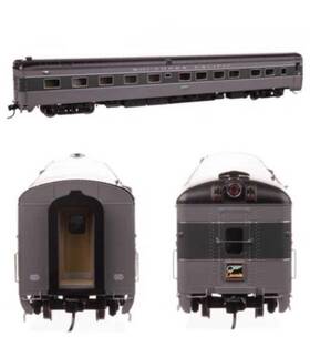 920-18926 Walthers Ho Scale 85ft Ps 10-6 Sleeper With Blunt End Sp #9054 Unlit