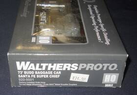 920-9001 Walthers Ho Proto Santa Fe Super Chief 73ft Budd Baggage