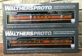 920-9040 Walthers Proto Ho Great Northern Empire Builder Acf Baggage-mail And Diner Cars