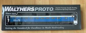920-9062 Walthers Ho Scale 85ft Acf 60-seat Coach Great Northern Big Sky Blue Nib