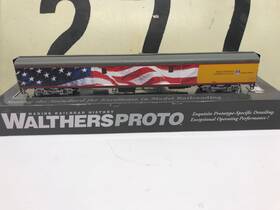920-9205 Walthers Proto Ho Up 85ft Acf Baggage Inch Council Bluffs Us Flag #5769 Rtr 920-9205 Walthers Proto Ho Up 85ft Acf Baggage Inch Council Bluffs Us Flag #5769 Rtr