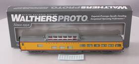 920-9235 Walthers Ho Union Pacific 85ft Acf Observation Dome-lounge Car