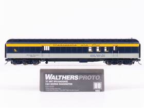 920-9500 Walthers Ho Proto C&o George Washington 70ft Rpo-baggage Passenger Car