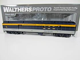 920-9520 Walthers C&o Heavyweight Railway Post Office Car No. 89