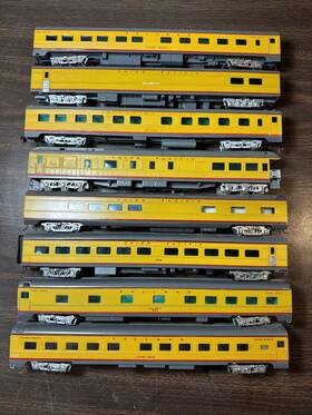 920-9538 Walthers Ho Union Pacific Pullman Standard Passenger Sleeper Car Lot Of 8 Mixed Brand