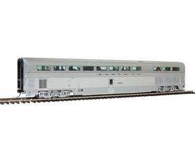 920-9643 Walthers Walthersproto 9643 Deluxe Santa Fe Budd Hi-level Diner With Figures And Lights Nib