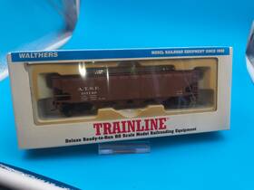 931-651 Walthers Ho Scale Trainline Atsf Santa Fe 40ft Offset Hopper New