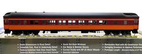 932-10012 Walthers Ho Pullman Heavyweight 12-1 Plan # 3410a Milwaukee Road
