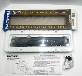 932-10252 Walthers Santa Fe Pullman Heavyweight 3-2 Lounge-obs Plan # 3959d New