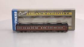 932-10454 Walthers Ho Pennsylvania Heavyweight Solarium-observation Car Ln/box