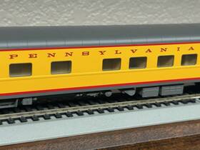 932-15406 Walthers Pennsylvania 10-6 Sleeper Inch Up Cities Pass Thru Car Ho Scale -w/interior New