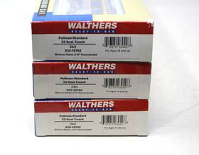 932-15762 Walthers Lot Of 3 Delaware And Hudson Rr Pullman-standard 52-seat Coach