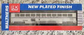 932-16121 Walthers Ho Amtrak Superliner Sightseer Lounge Car Phase 4/iv New Plated Finish