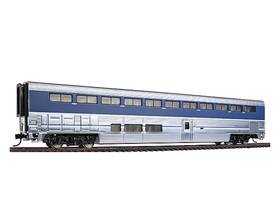 932-16166 Walthers Amtrak Surfliner Scheme Superliner I Coach Plated Finish Ho