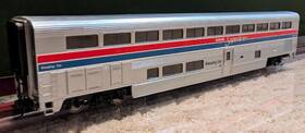 932-16171 Walthers Ho Amtrak Phase Ii Superliner I Sleeper Car New Plated Finish