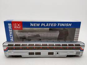 932-16191 Walthers Ho Scale Amtrak Superliner I Lounge Passenger Car Ln/box