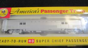 932-16403 Walthers Ho Scale Santa Fe 73ft Baggage Car By Super Chief Version L
