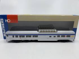 932-16483 Walthers Ho Via 85ft Budd Dome Coach Nib