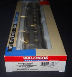 932-16741 Walthers Ho Proto Nyc 1938 Scheme Pullman-standard 10-5 Sleeper