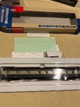 932-16745 Walthers Ho Baltimore And Ohio Pullman Standard 10-5 Sleeper Unused