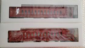 932-24132 Walthers Ho Cbry 72ft Center Beams Flat Cars Opera