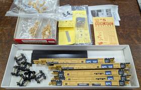 932-3972 Walthers Ho 305ft Thrall 5 Unit Double Stack Kit - Ttx/apc Dttx 62227