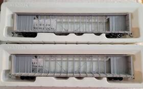 932-4100 Walthers Ho Undecorated 72ft Center Beams Flat Car Standard