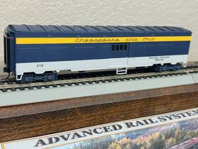 932-4167 Walthers Chesapeake And Ohio - Express Pass 50 Ft Box Ho Scale Inch Troop Conversion Gold New
