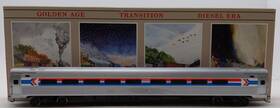 932-6002 Walthers Ho Amtrak 85ft Amfleet Coach Phase 1 Paint Scheme - Custom Ex 932-6002 Walthers Ho Amtrak 85ft Amfleet Coach Phase 1 Paint Scheme - Custom Ex
